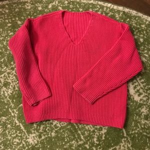 Raspberry Pink Cotton sweater